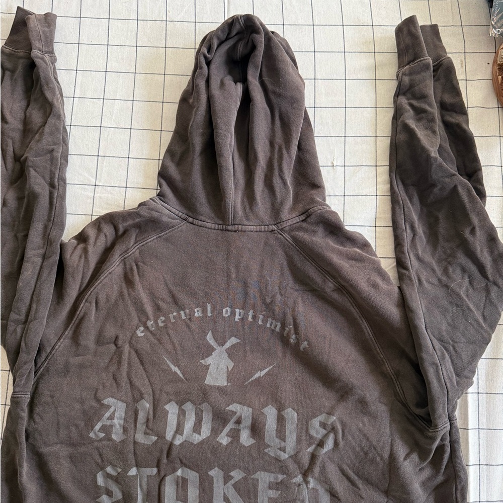 Dutch Bros Grey Hoodie- Always Stoked